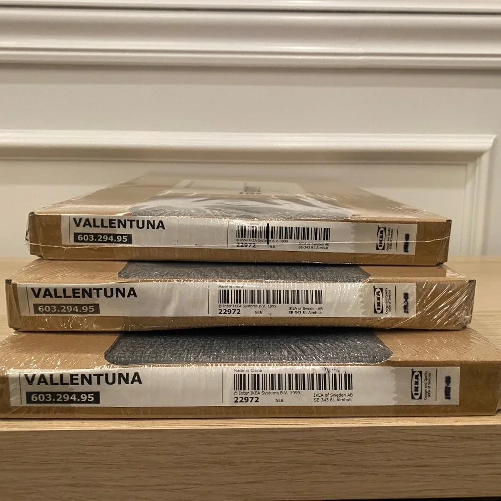 Lot 3 New ! IKEA VALLENTUNA Cover For Armrest Gray 603.294.95